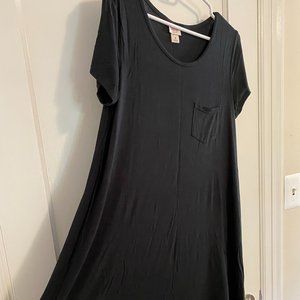 Black Knit Dress